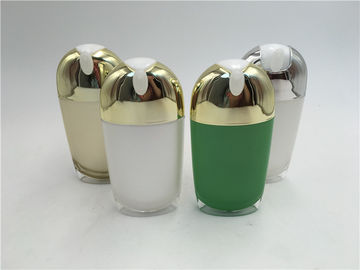 Custom Colour Empty Acrylic Pump Bottle , Airless Lotion Pump Bottles
