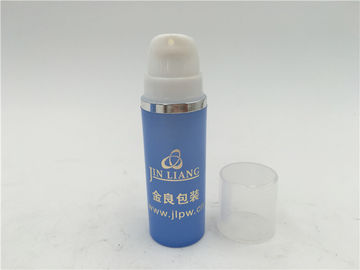 PP Blue Color Empty Airless Pump Bottle / Airless Spray Bottle For Cream