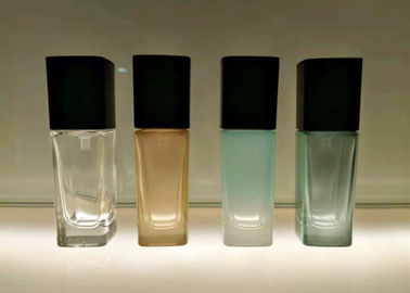 30ml Empty Glass Cosmetic Bottles For Skin Care Cream Packing With 18/410 Liquid Foundation Pump
