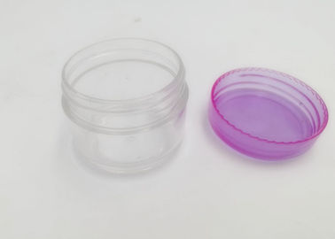 20G قدرة واضحة من البلاستيك مستحضرات التجميل الجرار ، صغيرة الجرار البلاستيكية الفارغة الجرار